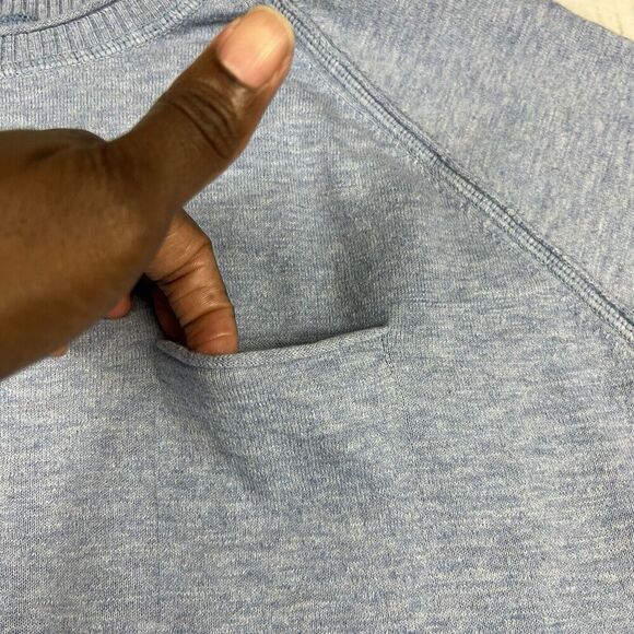Tommy Bahama Mens Cotton Sweater Blue Work Casual Crew Neck Knit Pullover MEDIUM - Picture 4 of 12